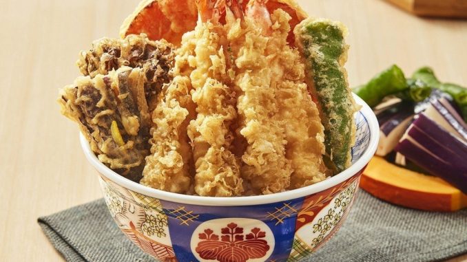 金子極盛天丼。 業者/提供
